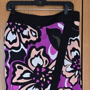 Women's Worthington Skirt Multi-Colored Size 16P Excellent knee length